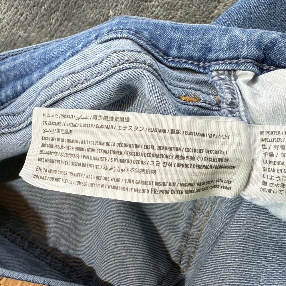 Hollister Soft Stretch Low-Rise Boot Jeans 17R W33 Distressed Mid Rise - Picture 4 of 11